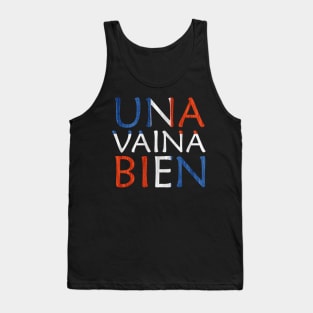 Una Vaina Bien Dominican Republic Flag Tank Top